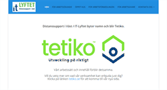 Desktop Screenshot of itlyftet.se